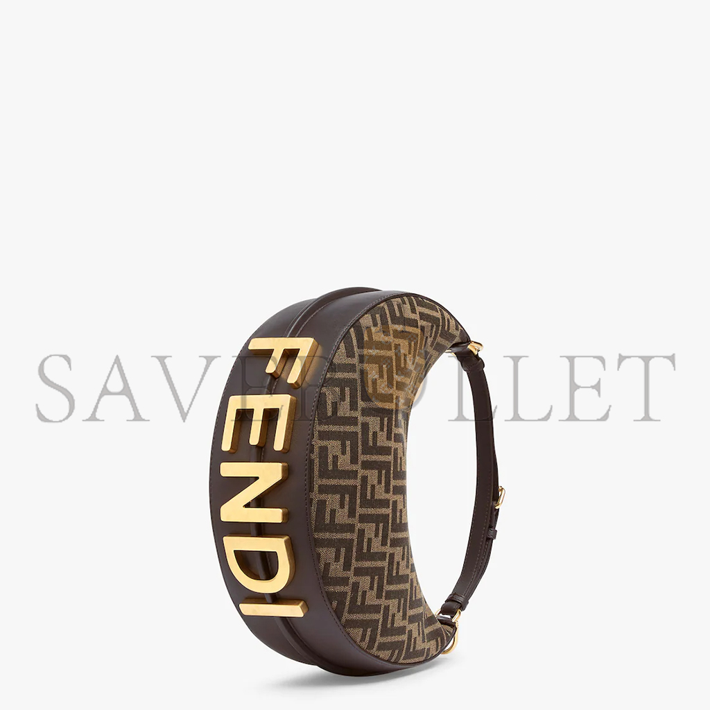 FENDI GRAPHY SMALL BROWN FF JACQUARD FABRIC BAG 8BR798ALP3F1I02 (29*24.5*10cm) FENDI GRAPHY SMALL BROWN FF JACQUARD FABRIC BAG 8BR798ALP3F1I02 (29*24.5*10cm)